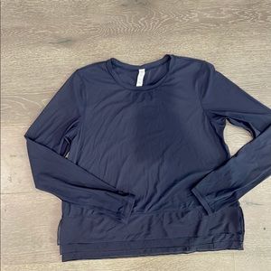 Lululemon ruffle long sleeve top